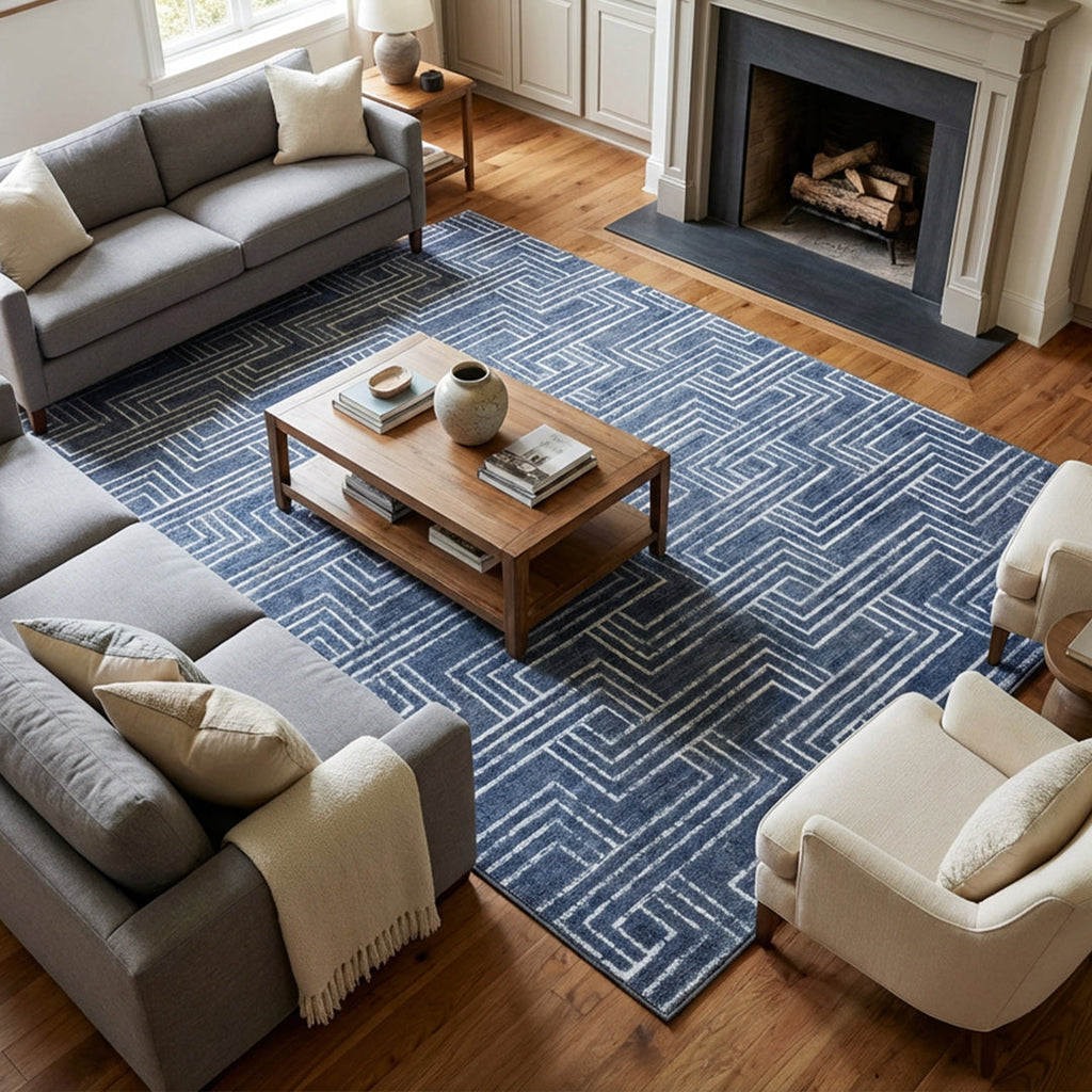 Muddy Mat Muddy Carpet Cipher Washable Area Rugs for Living Room, Bedroom & Dining Room – Modern Soft Low Pile Non Slip Carpet – Pet Friendly Waterproof Foldable Rugs for Home