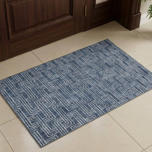 Muddy Mat Muddy Carpet Cipher Washable Area Rugs for Living Room, Bedroom & Dining Room – Modern Soft Low Pile Non Slip Carpet – Pet Friendly Waterproof Foldable Rugs for Home