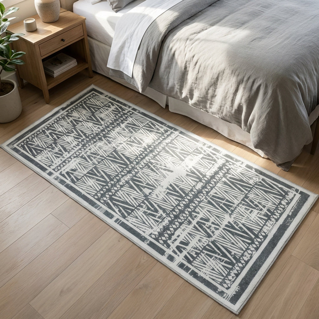 Muddy Mat Muddy Carpet Zenith Washable Area Rugs for Living Room, Bedroom & Dining Room – Modern Soft Low Pile Non Slip Carpet – Pet Friendly Waterproof Foldable Rugs for Home