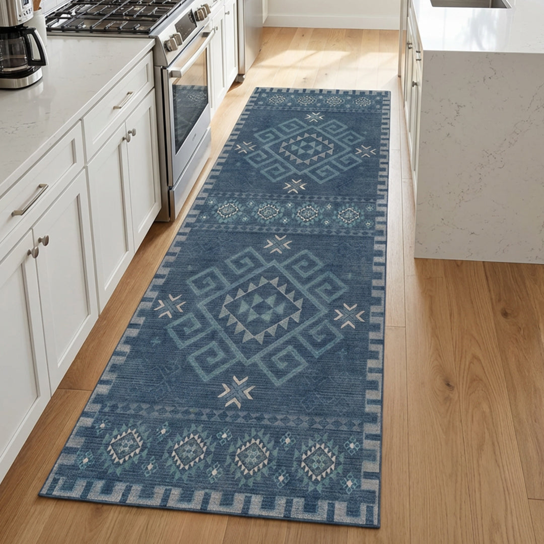 Muddy Mat Muddy Carpet Mesa Washable Area Rugs for Living Room, Bedroom & Dining Room – Modern Soft Low Pile Non Slip Carpet – Pet Friendly Waterproof Foldable Rugs for Home