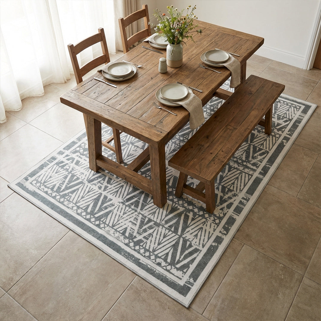 Muddy Mat Muddy Carpet Zenith Washable Area Rugs for Living Room, Bedroom & Dining Room – Modern Soft Low Pile Non Slip Carpet – Pet Friendly Waterproof Foldable Rugs for Home