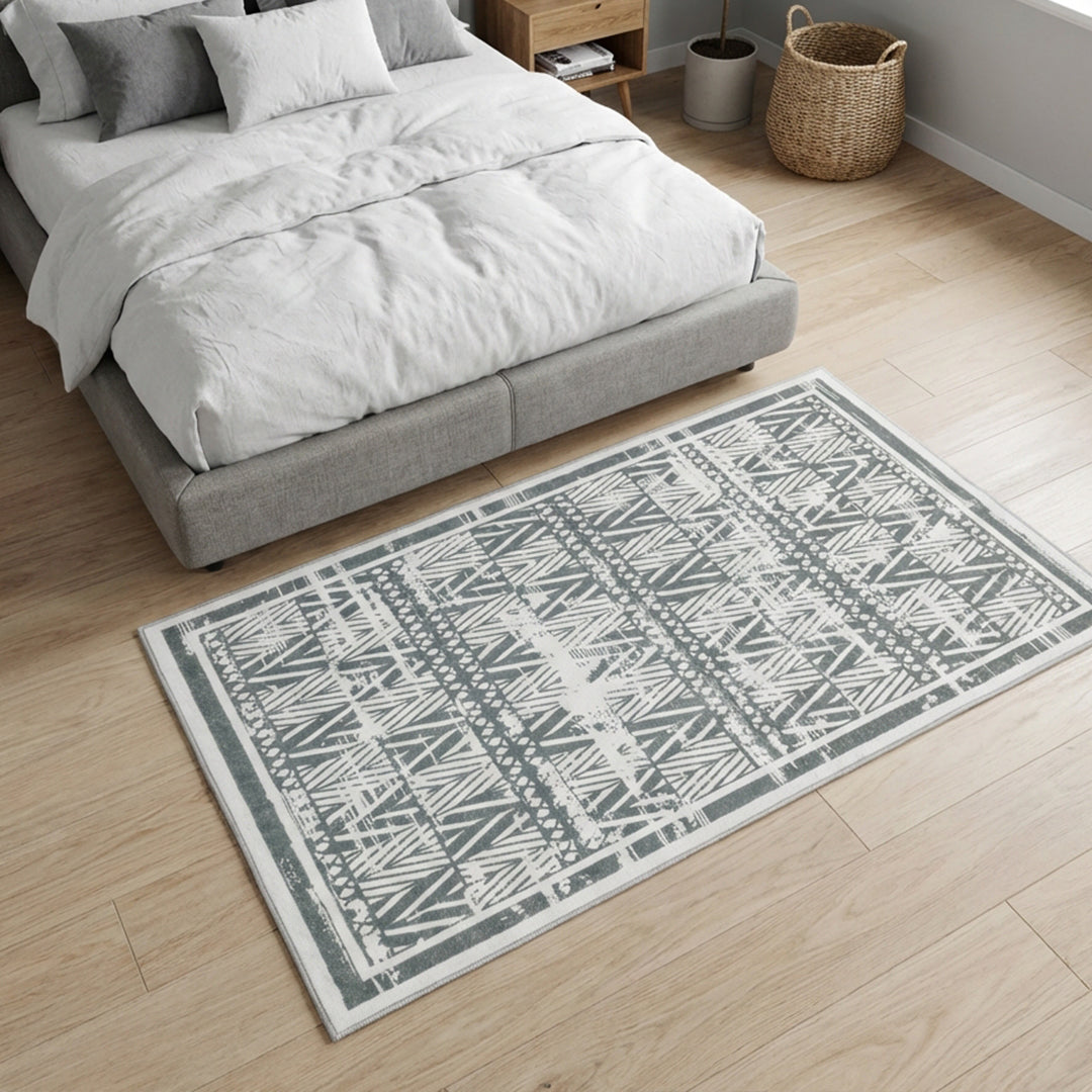 Muddy Mat Muddy Carpet Zenith Washable Area Rugs for Living Room, Bedroom & Dining Room – Modern Soft Low Pile Non Slip Carpet – Pet Friendly Waterproof Foldable Rugs for Home