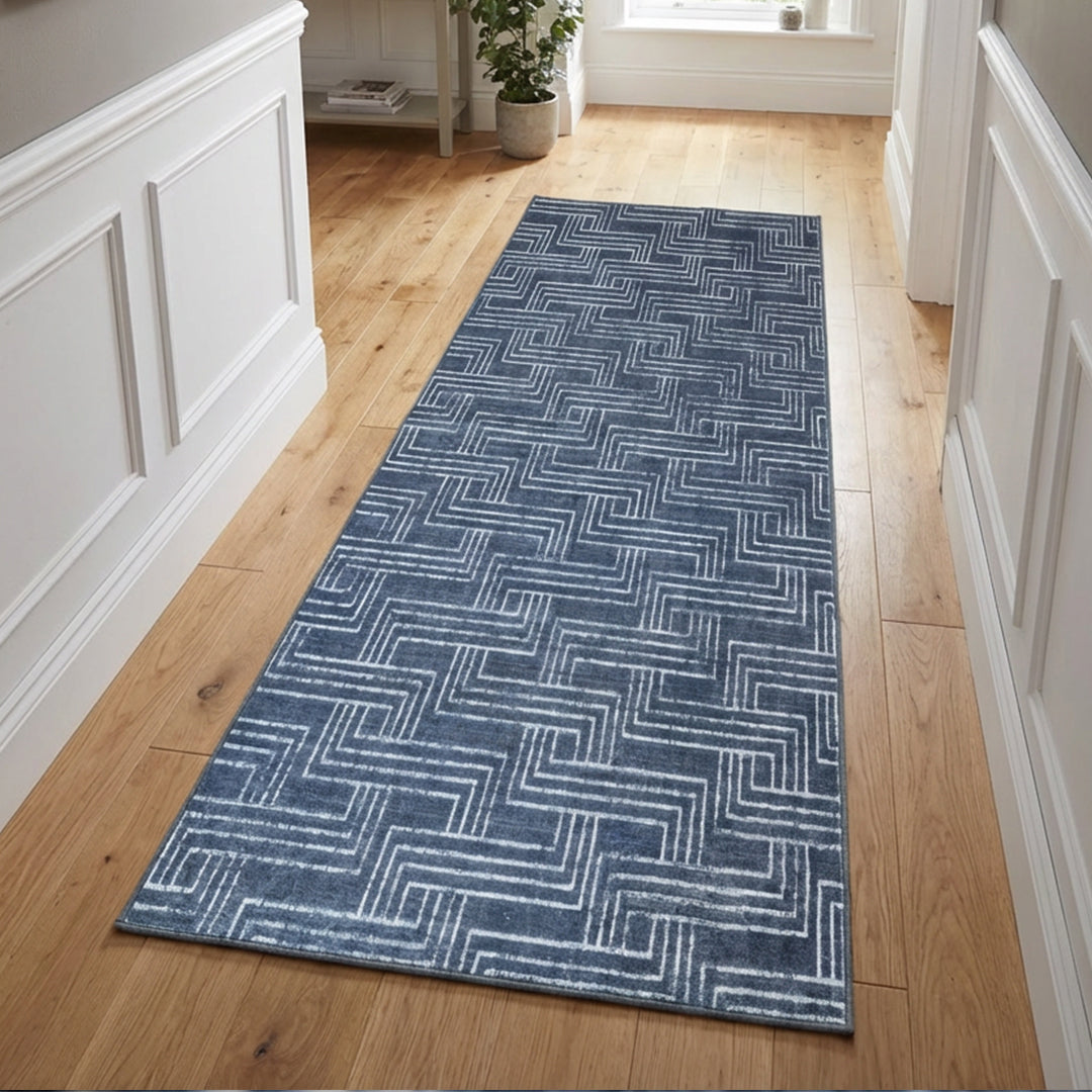Muddy Mat Muddy Carpet Cipher Washable Area Rugs for Living Room, Bedroom & Dining Room – Modern Soft Low Pile Non Slip Carpet – Pet Friendly Waterproof Foldable Rugs for Home