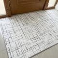 Muddy Mat Muddy Carpet Strata Washable Area Rugs for Living Room, Bedroom & Dining Room – Modern Soft Low Pile Non Slip Carpet – Pet Friendly Waterproof Foldable Rugs for Home