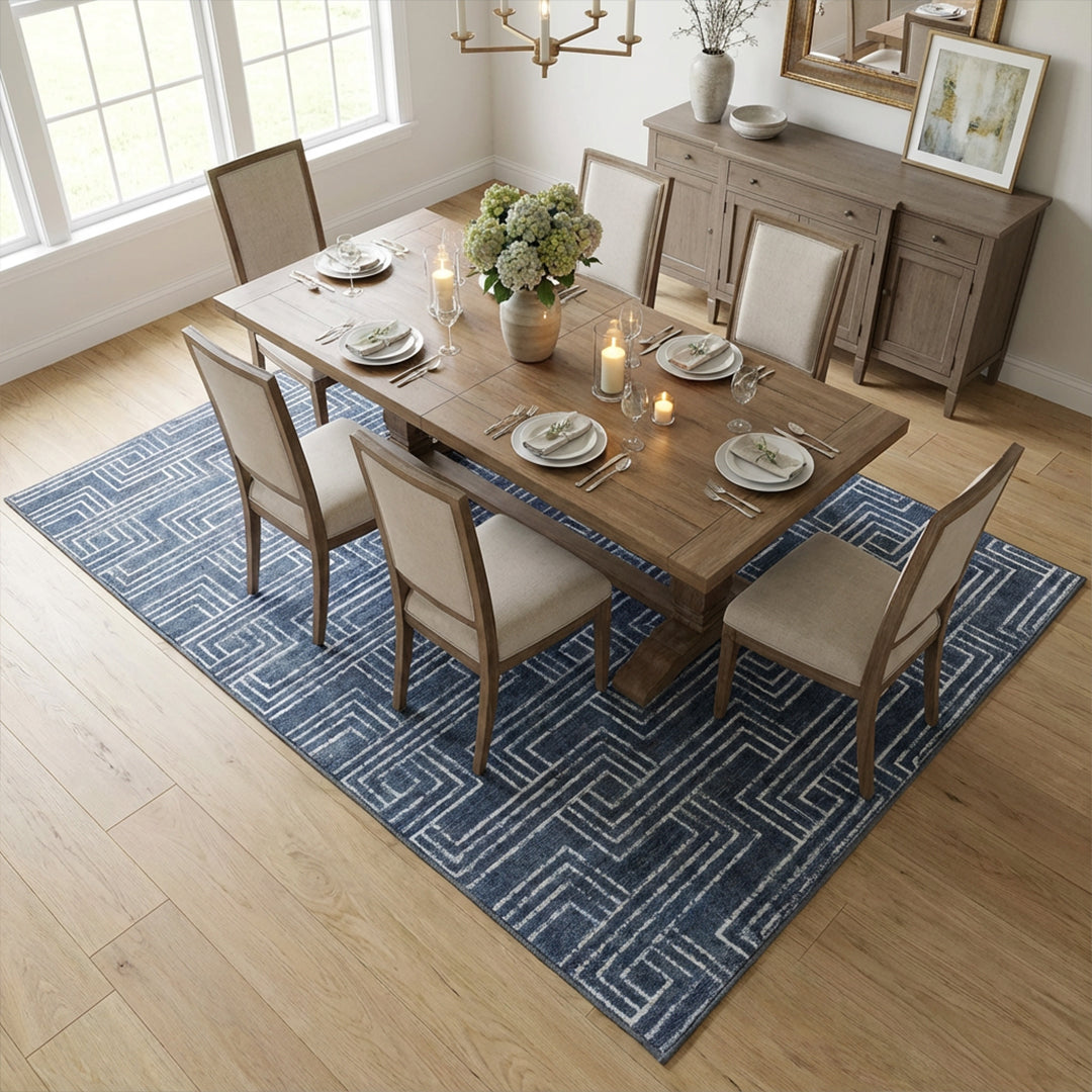 Muddy Mat Muddy Carpet Cipher Washable Area Rugs for Living Room, Bedroom & Dining Room – Modern Soft Low Pile Non Slip Carpet – Pet Friendly Waterproof Foldable Rugs for Home