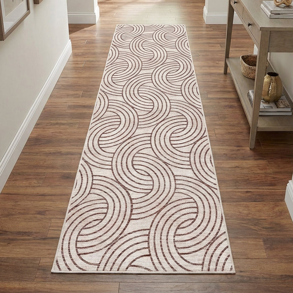 Muddy Mat Muddy Carpet Orbit Washable Area Rugs for Living Room, Bedroom & Dining Room – Modern Soft Low Pile Non Slip Carpet – Pet Friendly Waterproof Foldable Rugs for Home