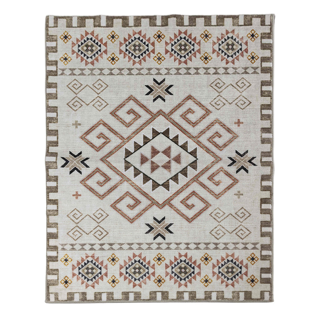 Muddy Mat Muddy Carpet Sedona Washable Area Rugs for Living Room, Bedroom & Dining Room – Modern Soft Low Pile Non Slip Carpet – Pet Friendly Waterproof Foldable Rugs for Home