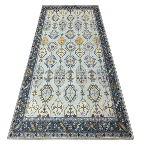 Muddy Mat Muddy Carpet Celeste Washable Area Rugs for Living Room, Bedroom & Dining Room – Modern Soft Low Pile Non Slip Carpet – Pet Friendly Waterproof Foldable Rugs for Home