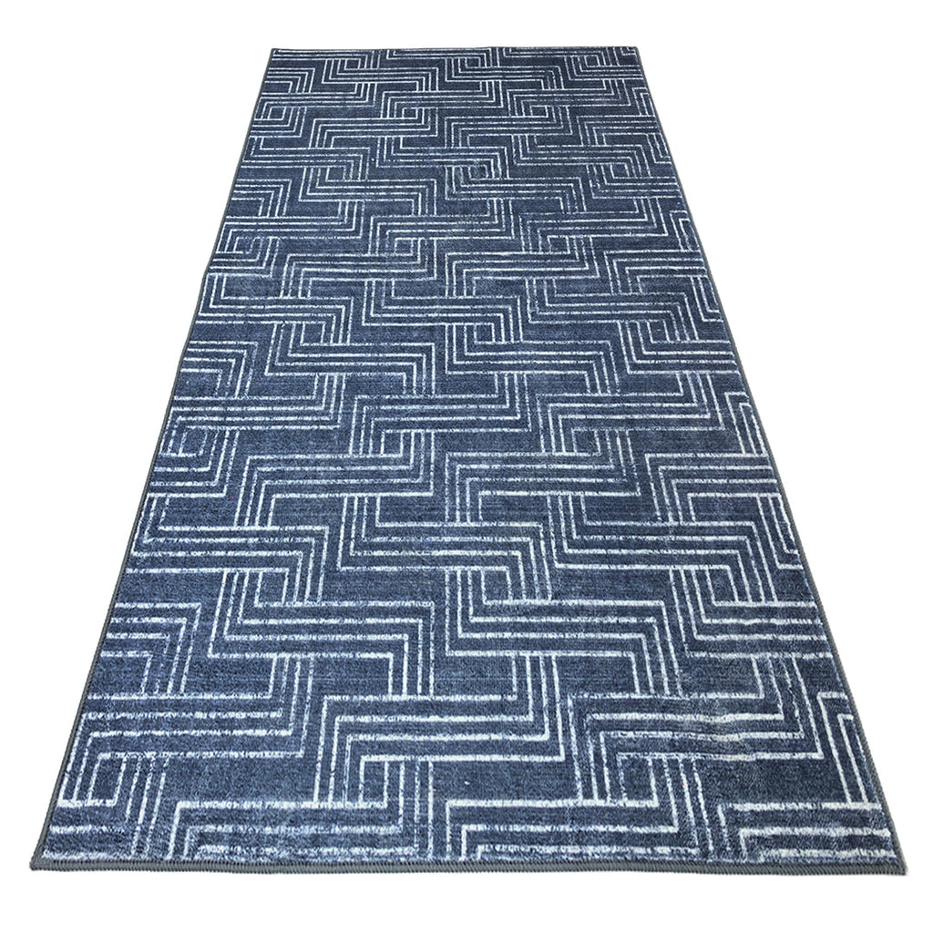 Muddy Mat Muddy Carpet Cipher Washable Area Rugs for Living Room, Bedroom & Dining Room – Modern Soft Low Pile Non Slip Carpet – Pet Friendly Waterproof Foldable Rugs for Home
